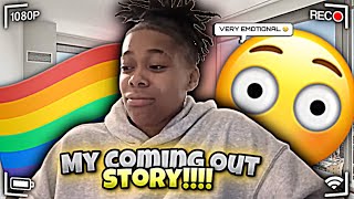 MY COMING OUT STORY❤️‍🩹 GETS EMOTIONAL [upl. by Aticilef291]