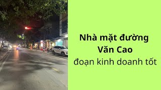 BÁN NHÀ 1 TẦNG MẶT ĐƯỜNG VĂN CAO NAM ĐỊNH [upl. by Acired]