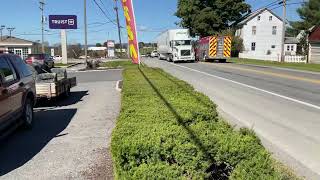 Bernville fire company fire truck horns in Jefferson [upl. by Julie32]