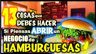 NEGOCIO de HAMBURGUESAS  COSAS que debes HACER para ATRAER CLIENTES [upl. by Nitaj]