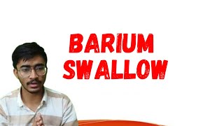 BARIUM SWALLOW  TECHNIQUE  VARIANTS bariumswallow [upl. by Dene]