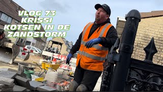 VLOG 73 WERKEN IN EEN ZAND STORM  KRISSIE KOTSEN [upl. by Pavlish913]