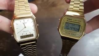 Unboxing und Review der Casio HerrenArmbanduhr Retro Dual Digital von Philiboy [upl. by Fadil]