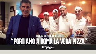 La storica quotPizzeria Da Michelequot apre a Roma quotPortiamo qui la vera pizza di Napoliquot [upl. by Neom]