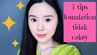 7 tips agar foundation tidak cakey dan terlihat halus mulus tes ketahanan [upl. by Ayotac]