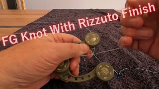 How To Tie An FG Knot With Rizzuto Finish [upl. by Amihc]