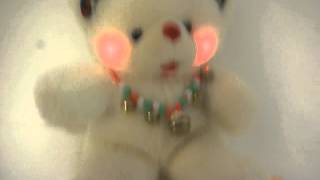 great American funds plush bear Christmas light up and sing 11quot [upl. by Slade]