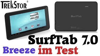 Review TrekStor SurfTab breeze 70 im Test deutsch [upl. by Nylirac957]