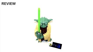 LEGO Star Wars Yoda Set 75255 Silent Review [upl. by Mloclam]