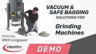 Vacuum With Safe Bagging  Grinding Machine Applications [upl. by Wanyen]