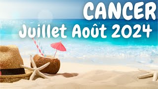 ☀️🍒CANCER JUILLET AOÛT 2024☀️Nouvelle version de vous en gestation☀️Reconstruction☀️Sensibilité☀️🍒 [upl. by Yazbak]