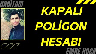 Kapalı poligon hesabı [upl. by Arebma]