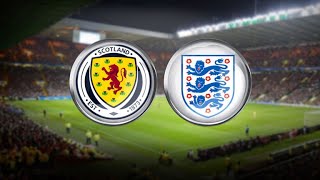 ESCOCIA VS INGLATERRA JORNADA 1 ELIMINATORIAS UEFA [upl. by Malas953]