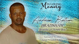 Celebrating the Life of Anderson Bertram Bradshaw [upl. by Ardene]