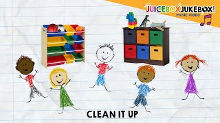 Clean It Up by The Juicebox Jukebox  Cleaning Room Educational School Song for Kids Children 2020 [upl. by Akeemaj]