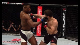 Francis Ngannou Top 5 Finishes [upl. by Tripp]