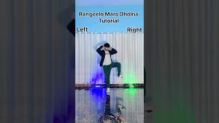 Rangilo Maro Dholna Dance Tutorial  Easy Step By Step shorts dancetutorial [upl. by Yromem]