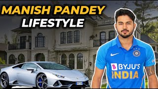 Manish Pandey Cricketer Age Height Wife Family Income IPL Cars Affairs Records [upl. by Ramilahs43]