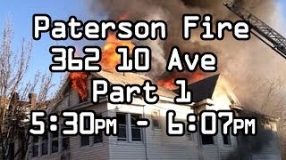 Paterson Fire 486 East 23rd Street Dispatch AUDIO Part 1 Mayday [upl. by Torres]