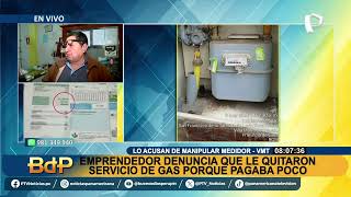 Hombre denuncia que le quitaron servicio de gas porque quotpagaba pocoquot lo acusan de manipular medidor [upl. by Edmond368]