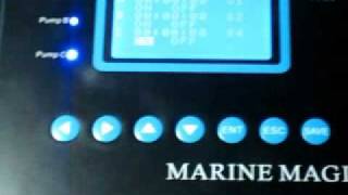 Marine magic dosing pump  How to use manual mode 2 [upl. by Ahsropal83]