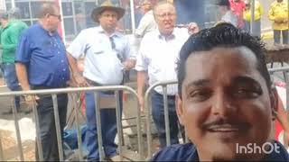 PECUARISTAS PROTESTAM E FAZEM CHURRASCO EM FRENTE ÀS AGÊNCIAS DO BRADESCO [upl. by Egedan]