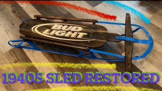 How to put decals on wood and epoxy clear coat bud light sled diy craft [upl. by Natelson]