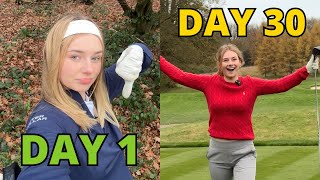 I Trained Like A Pro Golfer For 30 Days As A Beginner [upl. by Helman]