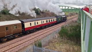 Royal Scot on the Lakelander 110223 [upl. by Ajnat]