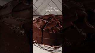 MATILDAS CHOCOLATE CAKE the best chocolate fudge cake recipe ever matildacake chocolatecake [upl. by Hteik]