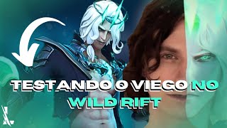 Joguei de VIEGO pela primeira vez no Wild Rift League of Legends [upl. by Enilorac]