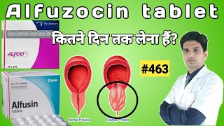 Alfuzocin prolonged release tablets ip 10mg uses  Alfuzocin tablet uses in hindi  Alfuzocin 10 mg [upl. by Ozen]