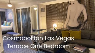 Cosmopolitan Las Vegas Terrace One Bedroom Fountain View Room Tour [upl. by Justin290]