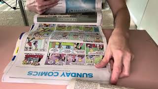 Newspaper ASMR calming relax asmrtriggers relaxting relaxing asmrvideos Newspaper [upl. by Noelle935]