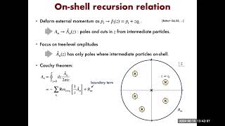 Yohei Ema  Momentum shift and onshell constructible massive amplitudes 05152024 [upl. by Haraz]