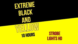 10 HOURS Extreme Fast Yellow Strobe Lights SEIZURE WARNING [upl. by Aubreir456]