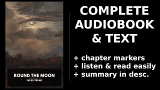 Round the Moon 🌟 By Jules Verne FULL Audiobook [upl. by Harmaning898]