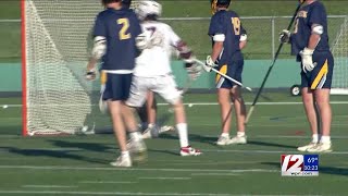 La Salle rolls past Barrington to Div I boys lacrosse final [upl. by Atillertse]