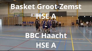 Basket Groot Zemst HSE A  BBC Haacht HSE A  11 mei 24 [upl. by Mayeda]