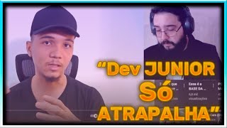 PORQUE não CONTRATAM desenvolvedor JUNIOR nas empresas Programador React deverik [upl. by Nanaek]