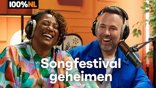 Hoe is het om mee te doen aan het Songfestival SONGFESTIVAL GEHEIMEN 1  100 NL PODCAST [upl. by Dyol]