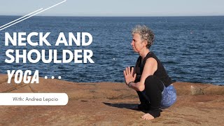 Neck And Shoulder Yoga With  Andrea Lepcio [upl. by Avat]