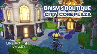 Daisy’s Boutique City Core Build  Disney Dreamlight Valley Speed Build [upl. by Mingche580]