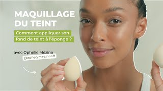 TUTO EN BREF  Comment appliquer du fond de teint au pinceau [upl. by Ahsena]