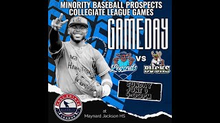 MPTV Live  Minority Baseball Prospects Collegiate League Games  6924 [upl. by Eillas]