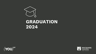 Macquarie Graduation  15 March 2024 at 230pm [upl. by Eadas]