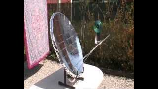 Solar Engine Homemade Stirling Motor [upl. by Roxane]