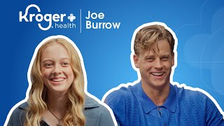 Surprise Interview from Joe Burrow  Kaelyn  Kroger Health [upl. by Amaj]