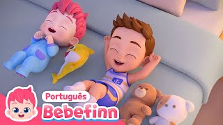 Dez em uma Cama👶  EP51  É pra rolar  Cante Junto com Bebefinn em Português  Canções Infantis [upl. by Adnilreh]