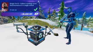 Collect Readings from Seismometers  Receive Objective in Logjam Lumberyard Fortnite Device Quest [upl. by Karine]